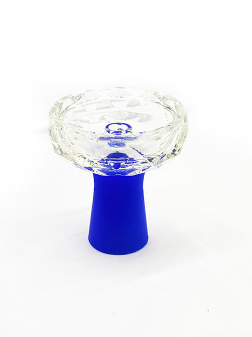 Shisha World Crystal Funnel Head - Blue